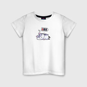 Детская футболка хлопок с принтом Хомячок в Петрозаводске, 100% хлопок | круглый вырез горловины, полуприлегающий силуэт, длина до линии бедер | батарейка | заряд | зарядка | мышка | мышонок | садится батарея | стикеры | хомяк | хомячки