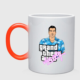 Кружка хамелеон с принтом Grand Theft Auto Vice City в Петрозаводске, керамика | меняет цвет при нагревании, емкость 330 мл | Тематика изображения на принте: 4 | 5 | five | games | grand theft auto | gta | gta v | los santos | online | rockstar | san andreas | великое авто воровство | гта | гташка | игры | логотип | лос сантос | майкл | мафия | ограбление | онлайн | пеф | рокстар | самп | сан андреас 