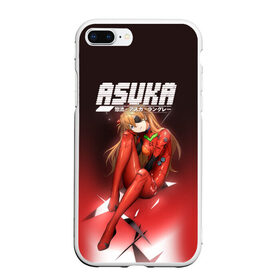 Чехол для iPhone 7Plus/8 Plus матовый с принтом Asuka Eva-02 в Петрозаводске, Силикон | Область печати: задняя сторона чехла, без боковых панелей | Тематика изображения на принте: eva | eva 00 | eva 01 | eva 02 | rei | rei ayanami | shinji ikari | аска | ева | ева 02 | евангелион