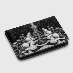 Картхолдер с принтом с принтом Шахматы в Петрозаводске, натуральная матовая кожа | размер 7,3 х 10 см; кардхолдер имеет 4 кармана для карт; | доска | игра | игровая | игры | короли | король | логика | настольная | настольные | пешка | пешки | спорт | туча | шахматный | шахматы
