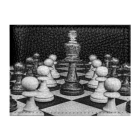 Обложка для студенческого билета с принтом Шахматы в Петрозаводске, натуральная кожа | Размер: 11*8 см; Печать на всей внешней стороне | доска | игра | игровая | игры | короли | король | логика | настольная | настольные | пешка | пешки | спорт | туча | шахматный | шахматы