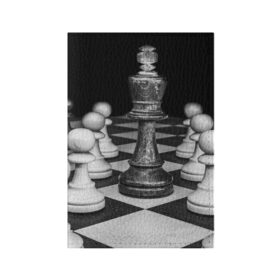 Обложка для паспорта матовая кожа с принтом Шахматы в Петрозаводске, натуральная матовая кожа | размер 19,3 х 13,7 см; прозрачные пластиковые крепления | доска | игра | игровая | игры | короли | король | логика | настольная | настольные | пешка | пешки | спорт | туча | шахматный | шахматы