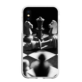 Чехол для iPhone XS Max матовый с принтом Шахматы в Петрозаводске, Силикон | Область печати: задняя сторона чехла, без боковых панелей | доска | игра | игровая | игры | конь | короли | король | ладья | логика | настольная | настольные | пешка | пешки | спорт | туча | ферзь | шахматный | шахматы