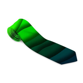 Галстук 3D с принтом Цветные волны в Петрозаводске, 100% полиэстер | Длина 148 см; Плотность 150-180 г/м2 | Тематика изображения на принте: волна | полосы | текстуры | узор волна | цветные волны | цветные полосы