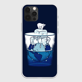 Чехол для iPhone 12 Pro Max с принтом Polar Ice Bear в Петрозаводске, Силикон |  | north pole | planet | water | антарктида | антарктика | арктика | белый медведь | в стакане | вода | земля | кубики льда | лед | льдина | льдинка | медведица | медвежонок | на льдине | наполовину полон | планета
