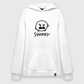 Худи SuperOversize хлопок с принтом SHOOKY | BTS в Петрозаводске, 70% хлопок, 30% полиэстер, мягкий начес внутри | карман-кенгуру, эластичная резинка на манжетах и по нижней кромке, двухслойный капюшон
 | army | bangtan boys | bt21 | bts | bts stickers | chimmy | cooky | k pop | koya | mang | monster | rap monster | rapmon | rj | rm | shooky | tata | van | бтс | ви | джей хоуп | джонгук | кейпоп | реп монстр | стикеры bts | сюга | чимин | чин