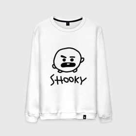 Мужской свитшот хлопок с принтом SHOOKY | BTS в Петрозаводске, 100% хлопок |  | army | bangtan boys | bt21 | bts | bts stickers | chimmy | cooky | k pop | koya | mang | monster | rap monster | rapmon | rj | rm | shooky | tata | van | бтс | ви | джей хоуп | джонгук | кейпоп | реп монстр | стикеры bts | сюга | чимин | чин