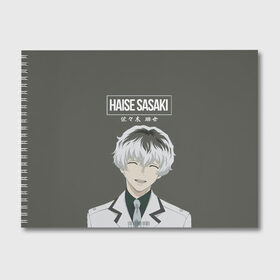 Альбом для рисования с принтом HAISE SASAKE Tokyo Ghoul в Петрозаводске, 100% бумага
 | матовая бумага, плотность 200 мг. | anime | kaneki ken | tokyo ghoul | tokyo ghoul: re | аниме | анимэ | гули | джузо сузуя | канеки кен | кузен йошимура | наки | нишики нишио | ре | ренджи йомо | ризе камиширо | токийский гуль | тоука киришима | ута