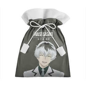 Подарочный 3D мешок с принтом HAISE SASAKE Tokyo Ghoul в Петрозаводске, 100% полиэстер | Размер: 29*39 см | anime | kaneki ken | tokyo ghoul | tokyo ghoul: re | аниме | анимэ | гули | джузо сузуя | канеки кен | кузен йошимура | наки | нишики нишио | ре | ренджи йомо | ризе камиширо | токийский гуль | тоука киришима | ута