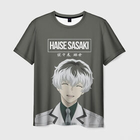 Мужская футболка 3D с принтом HAISE SASAKE Tokyo Ghoul в Петрозаводске, 100% полиэфир | прямой крой, круглый вырез горловины, длина до линии бедер | anime | kaneki ken | tokyo ghoul | tokyo ghoul: re | аниме | анимэ | гули | джузо сузуя | канеки кен | кузен йошимура | наки | нишики нишио | ре | ренджи йомо | ризе камиширо | токийский гуль | тоука киришима | ута