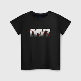 Детская футболка хлопок с принтом DayZ в Петрозаводске, 100% хлопок | круглый вырез горловины, полуприлегающий силуэт, длина до линии бедер | Тематика изображения на принте: arma 2 | day z | dayz | дэйз | игры