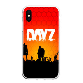 Чехол для iPhone XS Max матовый с принтом DAYZ в Петрозаводске, Силикон | Область печати: задняя сторона чехла, без боковых панелей | action | day z | dayz | dayz 2 | namalask | standalone. | выживание | дей зи | дейзи | игра | лес | намальск