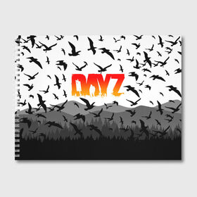 Альбом для рисования с принтом DAYZ в Петрозаводске, 100% бумага
 | матовая бумага, плотность 200 мг. | action | day z | dayz | dayz 2 | namalask | standalone. | выживание | дей зи | дейзи | игра | лес | намальск