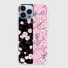 Чехол для iPhone 13 Pro Max с принтом САКУРА | SAKURA | ВИШНЯ в Петрозаводске,  |  | chery | flowers | japan | roses | sakura | вишня | растения | розы | ромашка | сакура | тюльпаны | цветы | цветы сакуры | япония