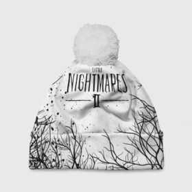 Шапка 3D c помпоном с принтом LITTLE NIGHTMARES 2 в Петрозаводске, 100% полиэстер | универсальный размер, печать по всей поверхности изделия | kid | little nightmares | little nightmares 2 | six | yellow | жёлтый | игры | комиксы | литл найтмерс | шестая