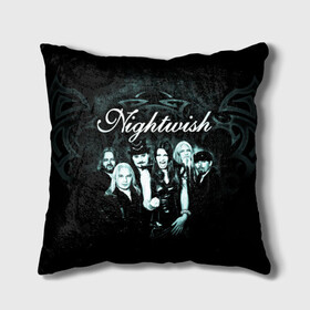 Подушка 3D с принтом NIGHTWISH в Петрозаводске, наволочка – 100% полиэстер, наполнитель – холлофайбер (легкий наполнитель, не вызывает аллергию). | состоит из подушки и наволочки. Наволочка на молнии, легко снимается для стирки | metal | nightwish | tarja turunen | метал | музыка | найтвиш | рок | симфо метал | тарья турунен