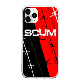 Чехол для iPhone 11 Pro Max матовый с принтом SCUM в Петрозаводске, Силикон |  | action | game | scum | tec1 | выживание | выжить | ресурсы | скам игра | тюремная