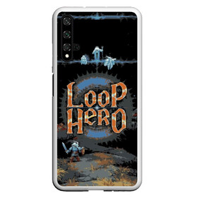 Чехол для Honor 20 с принтом Loop Hero в Петрозаводске, Силикон | Область печати: задняя сторона чехла, без боковых панелей | Тематика изображения на принте: games | knight | loop hero | magic | rogue like | russia | steam | sword | герой петли | игры | магия | меч | рогалик | россия | рыцарь | стим