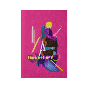 Обложка для паспорта матовая кожа с принтом lana del rey в Петрозаводске, натуральная матовая кожа | размер 19,3 х 13,7 см; прозрачные пластиковые крепления | Тематика изображения на принте: lana del rey | music | лана дел рей | музыка | певица