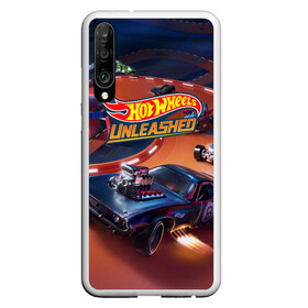 Чехол для Honor P30 с принтом Hot Wheels Unleashed в Петрозаводске, Силикон | Область печати: задняя сторона чехла, без боковых панелей | auto | avto | car | game | hot | hotweels | race | weels | wheels | авто | автоспорт | гонки | игра | игрушка | машина | модель | хот вилс