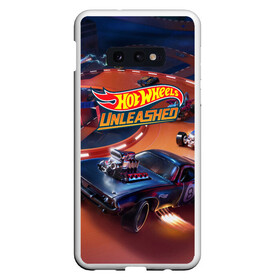 Чехол для Samsung S10E с принтом Hot Wheels Unleashed в Петрозаводске, Силикон | Область печати: задняя сторона чехла, без боковых панелей | auto | avto | car | game | hot | hotweels | race | weels | wheels | авто | автоспорт | гонки | игра | игрушка | машина | модель | хот вилс