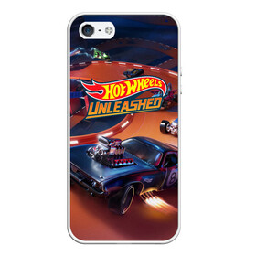 Чехол для iPhone 5/5S матовый с принтом Hot Wheels Unleashed в Петрозаводске, Силикон | Область печати: задняя сторона чехла, без боковых панелей | auto | avto | car | game | hot | hotweels | race | weels | wheels | авто | автоспорт | гонки | игра | игрушка | машина | модель | хот вилс