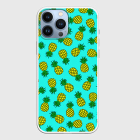 Чехол для iPhone 13 Pro Max с принтом Ананасы аква в Петрозаводске,  |  | ananas | aqua | exotic | food | pineapple | summer | tropical | аква | ананасики | ананасы | десерт | джунгли | еда | лето | листья | море | овощи | океан | острова | отпуск | пальмы | плоды | пляж | растения | тропики | тропические