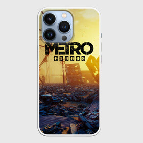 Чехол для iPhone 13 Pro с принтом Metro Exodus в Петрозаводске,  |  | 2033 | exodus | metro | metro 2033 | metro exodus | stalker | апокалипсис | диггер | дигеры | метро | разрушка | эпидемия