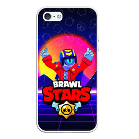 Чехол для iPhone 5/5S матовый с принтом BRAWL STARS STU в Петрозаводске, Силикон | Область печати: задняя сторона чехла, без боковых панелей | Тематика изображения на принте: brawl stars | skin | stu | бравл старс | бравлеры | персонаж | приватный сервер | робот. | скин | сту