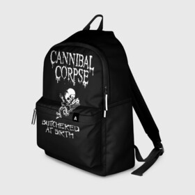 Рюкзак 3D с принтом Cannibal Corpse в Петрозаводске, 100% полиэстер | лямки с регулируемой длиной, сверху петелька, чтобы рюкзак можно было повесить на вешалку. Основное отделение закрывается на молнию, как и внешний карман. Внутри два дополнительных кармана, один из которых закрывается на молнию. По бокам два дополнительных кармашка | cannibal corpse | kreator | punk rock | slayer | sodom | анархия | блэк метал | гаражный рок | гранж | дэт метал | металл | панк рок | рок музыка | рок н ролл | рокер | треш метал | труп каннибал | тяжелый рок | хард рок