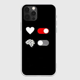 Чехол для iPhone 12 Pro Max с принтом сердце и мозг в Петрозаводске, Силикон |  | brain | emotion | heart | логический | мозг | сердце | эмоция