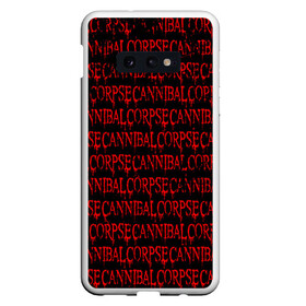 Чехол для Samsung S10E с принтом Cannibal Corpse  в Петрозаводске, Силикон | Область печати: задняя сторона чехла, без боковых панелей | deth metal | дет метал | метал | паттерн | труп каннибала