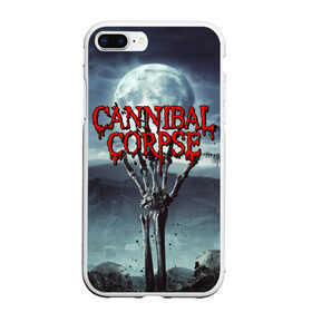 Чехол для iPhone 7Plus/8 Plus матовый с принтом CANNIBAL CORPSE в Петрозаводске, Силикон | Область печати: задняя сторона чехла, без боковых панелей | Тематика изображения на принте: cannibal corpse | evisceration plague | hammer smashed face. | violence unimagined | дэт метал | музыка | рок | труп каннибала