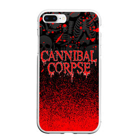 Чехол для iPhone 7Plus/8 Plus матовый с принтом CANNIBAL CORPSE в Петрозаводске, Силикон | Область печати: задняя сторона чехла, без боковых панелей | Тематика изображения на принте: cannibal corpse | evisceration plague | hammer smashed face. | violence unimagined | дэт метал | музыка | рок | труп каннибала