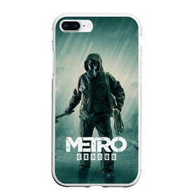 Чехол для iPhone 7Plus/8 Plus матовый с принтом Metro Exodus в Петрозаводске, Силикон | Область печати: задняя сторона чехла, без боковых панелей | 2033 | exodus | metro | metro 2033 | metro exodus | stalker | апокалипсис | диггер | дигеры | метро | разрушка | эпидемия