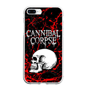 Чехол для iPhone 7Plus/8 Plus матовый с принтом CANNIBAL CORPSE в Петрозаводске, Силикон | Область печати: задняя сторона чехла, без боковых панелей | Тематика изображения на принте: cannibal corpse | evisceration plague | hammer smashed face. | violence unimagined | дэт метал | музыка | рок | труп каннибала