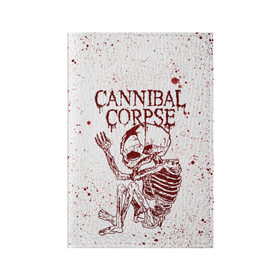 Обложка для паспорта матовая кожа с принтом Cannibal Corpse в Петрозаводске, натуральная матовая кожа | размер 19,3 х 13,7 см; прозрачные пластиковые крепления | canibal corpse | cannibal corpse | death metal | группы | дэт метал | канибал корпс | метал | рок