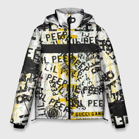 Мужская зимняя куртка 3D с принтом LIL PEEP Vintage Graffiti Wall в Петрозаводске, верх — 100% полиэстер; подкладка — 100% полиэстер; утеплитель — 100% полиэстер | длина ниже бедра, свободный силуэт Оверсайз. Есть воротник-стойка, отстегивающийся капюшон и ветрозащитная планка. 

Боковые карманы с листочкой на кнопках и внутренний карман на молнии. | Тематика изображения на принте: baby | bart | bird | cry | cry baby | cry dead smile | crybaby | gucci gang | lil peep | lil prince | logobombing | love | pattern | pink | граффити | гуччи | зарубежная музыка | лил пип | логобомбинг | любовь | маленький принц | малыш | патт