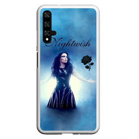 Чехол для Honor 20 с принтом Nightwish в Петрозаводске, Силикон | Область печати: задняя сторона чехла, без боковых панелей | gothic | metall | nightwish | rock | tarja turunen | готические | логотипы рок групп | метал | музыка | найтвиш | рок группы | рокерские | симфоник метал | тарья турунен | черная роза