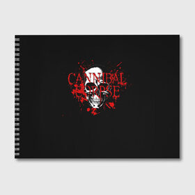 Альбом для рисования с принтом Cannibal Corpse в Петрозаводске, 100% бумага
 | матовая бумага, плотность 200 мг. | cannibal | cannibal corpse | corpse | trash | алекс уэбстер | брутальный дэт метал | джордж фишер | дэт метал | дэтграйнд | пол мазуркевич | пэт обрайэн | роб барретт