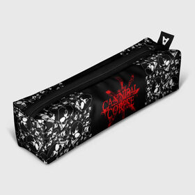 Пенал 3D с принтом Cannibal Corpse в Петрозаводске, 100% полиэстер | плотная ткань, застежка на молнии | cannibal | cannibal corpse | corpse | trash | алекс уэбстер | брутальный дэт метал | дэт метал | дэтграйнд | пол мазуркевич