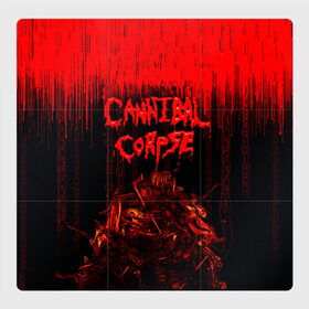 Магнитный плакат 3Х3 с принтом CANNIBAL CORPSE в Петрозаводске, Полимерный материал с магнитным слоем | 9 деталей размером 9*9 см | blood | cannibal corpse | death metal | grunge | hardcore | music | punk | rock | usa | группа | канибал | кровь | метал | музыка | рок | сша | труп