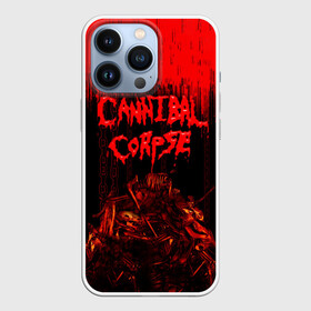 Чехол для iPhone 13 Pro с принтом CANNIBAL CORPSE в Петрозаводске,  |  | blood | cannibal corpse | death metal | grunge | hardcore | music | punk | rock | usa | группа | канибал | кровь | метал | музыка | рок | сша | труп