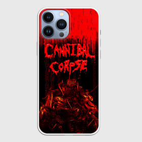Чехол для iPhone 13 Pro Max с принтом CANNIBAL CORPSE в Петрозаводске,  |  | blood | cannibal corpse | death metal | grunge | hardcore | music | punk | rock | usa | группа | канибал | кровь | метал | музыка | рок | сша | труп