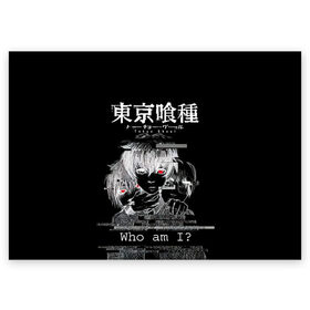 Поздравительная открытка с принтом Who am I? | Tokyo Ghoul в Петрозаводске, 100% бумага | плотность бумаги 280 г/м2, матовая, на обратной стороне линовка и место для марки
 | Тематика изображения на принте: anime | kaneki ken | tokyo ghoul | tokyo ghoul: re | аниме | анимэ | гули | джузо сузуя | канеки кен | кузен йошимура | наки | нишики нишио | ре | ренджи йомо | ризе камиширо | токийский гуль | тоука киришима | ута