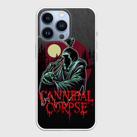 Чехол для iPhone 13 Pro с принтом Полнолуние в Петрозаводске,  |  | cannibal corpse | арт | графика | группа | лого | музыка