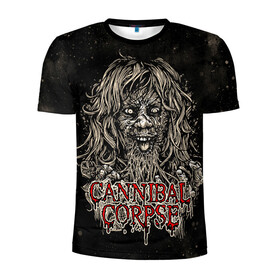 Мужская футболка 3D спортивная с принтом Cannibal Corpse в Петрозаводске, 100% полиэстер с улучшенными характеристиками | приталенный силуэт, круглая горловина, широкие плечи, сужается к линии бедра | canibal corpse | cannibal corpse | death metal | группы | дэт метал | канибал корпс | метал | рок