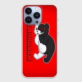 Чехол для iPhone 13 Pro с принтом МОНОКУМА в Петрозаводске,  |  | anime | danganronpa | enoshima | junko | monokuma | аниме | джунко | игра | манга | медведь | монокума | робот медведь | эношима