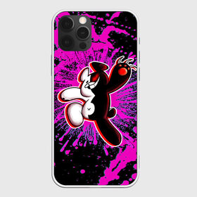 Чехол для iPhone 12 Pro Max с принтом MONOKUMA PAINT в Петрозаводске, Силикон |  | anime | danganronpa | enoshima | junko | monokuma | аниме | джунко | игра | манга | медведь | монокума | робот медведь | эношима