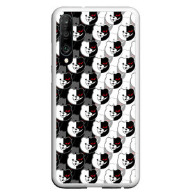 Чехол для Honor P30 с принтом MONOKUMA  МОНОКУМА PATTERN в Петрозаводске, Силикон | Область печати: задняя сторона чехла, без боковых панелей | anime | danganronpa | enoshima | junko | monokuma | аниме | джунко | игра | манга | медведь | монокума | робот медведь | эношима